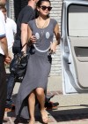 Selena Gomez - In a long dress Getting into her car in Malibu